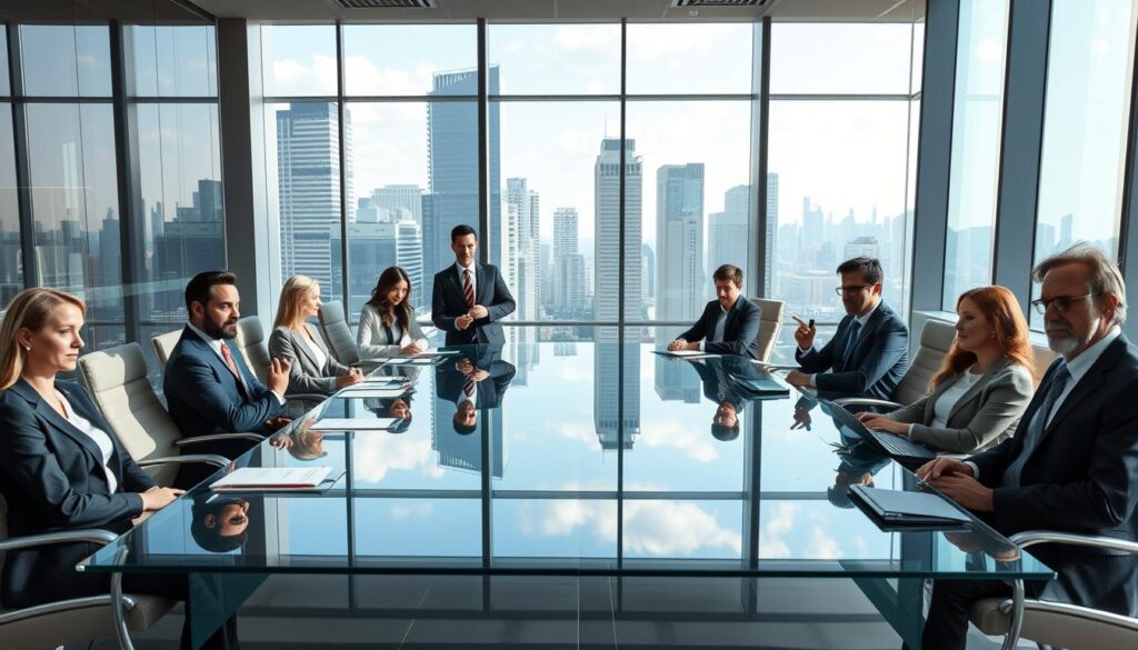 C-suite roles in corporate leadership