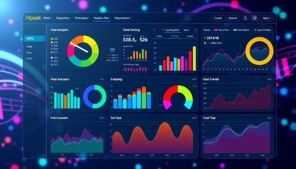 Digital marketing analytics dashboard