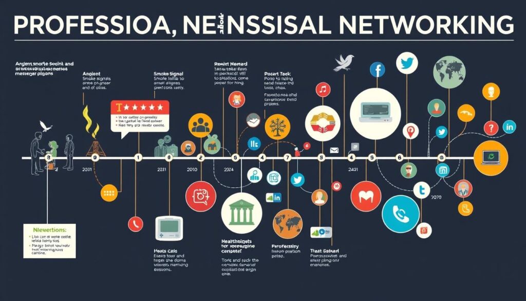 Evolution of professional networking