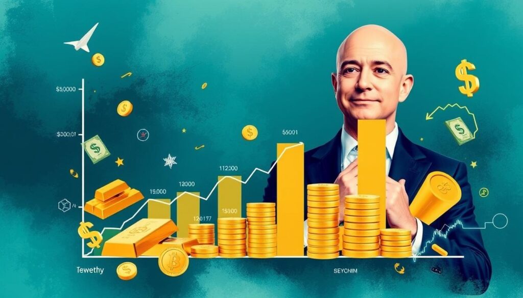 Jeff Bezos weekly income analysis