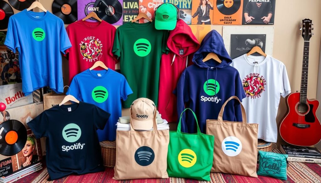 Spotify merchandise integration