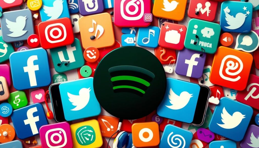 Spotify music promotion through social media