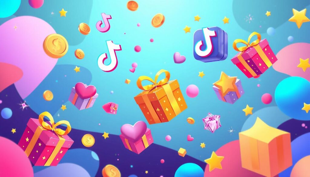 TikTok virtual gifts system