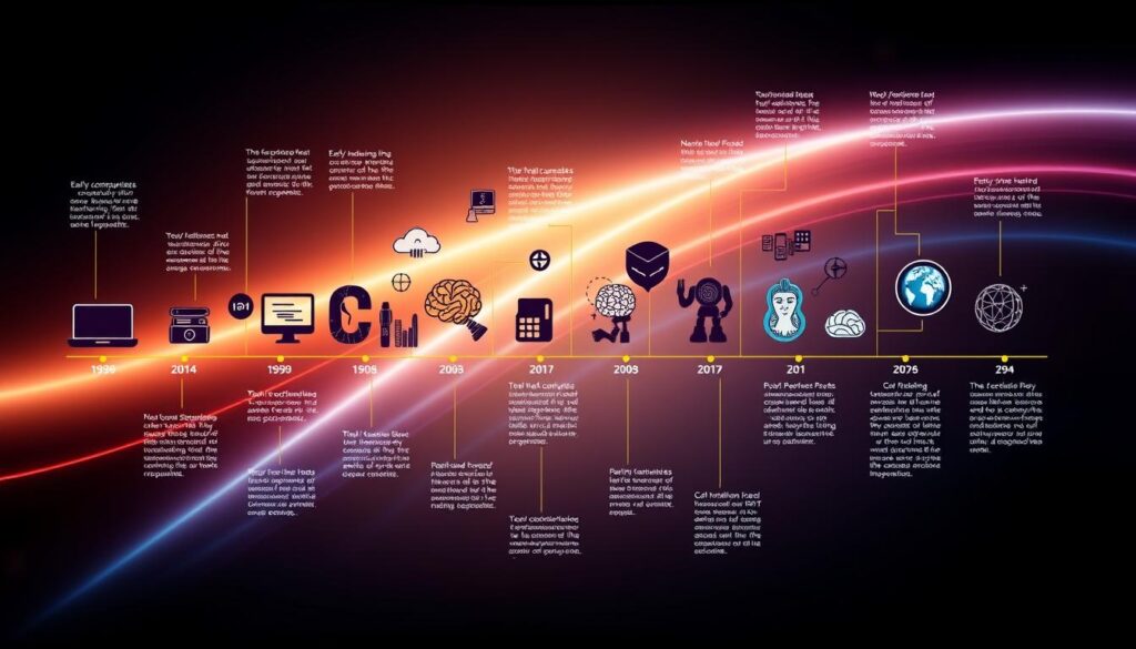 Timeline of AI development