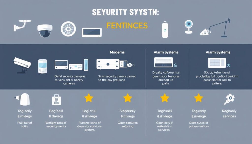 Security system pricing comparison