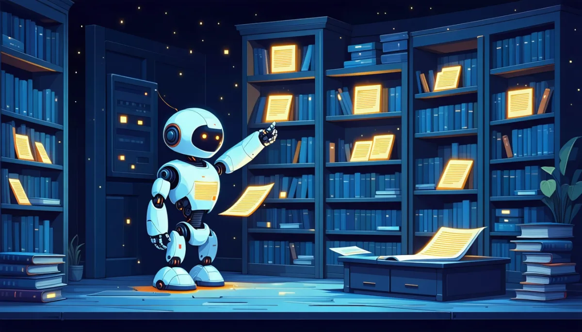 AI agent memory as readable Markdown files in a digital library