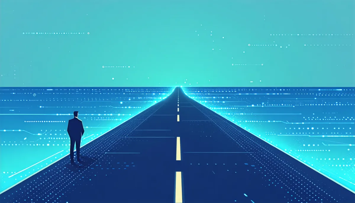 Two routes for the same parcel: a very long one across an ocean to a distant server, a very short one to a small server nearby