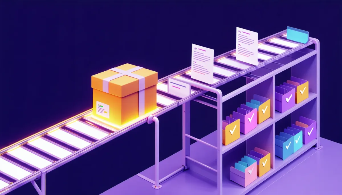 Abstract publishing pipeline with an inspection station