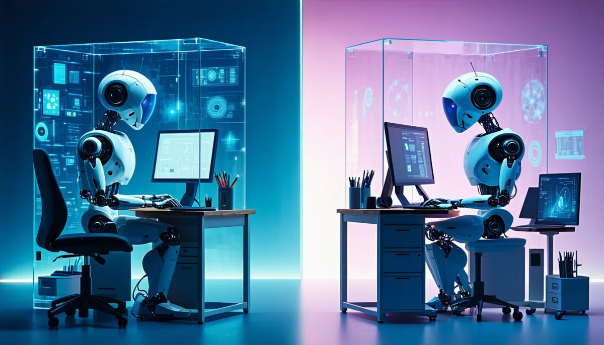 Comparison between a sandboxed cloud agent and a freely operating self-hosted AI agent