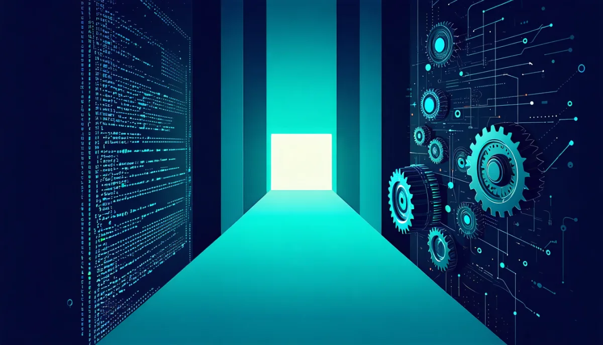 Three parallel paths leading to the same model: a command line, a graphical interface, and exposed machinery