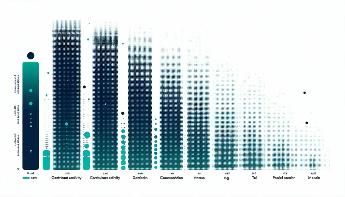 Chart of contributor distribution across several open source projects, some broadly spread and some heavily concentrated