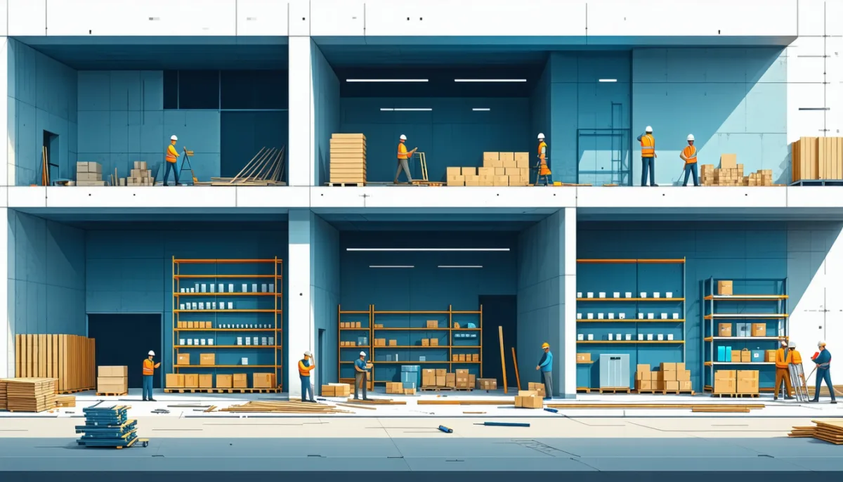 A shop launch consists of separately budgeted work packages