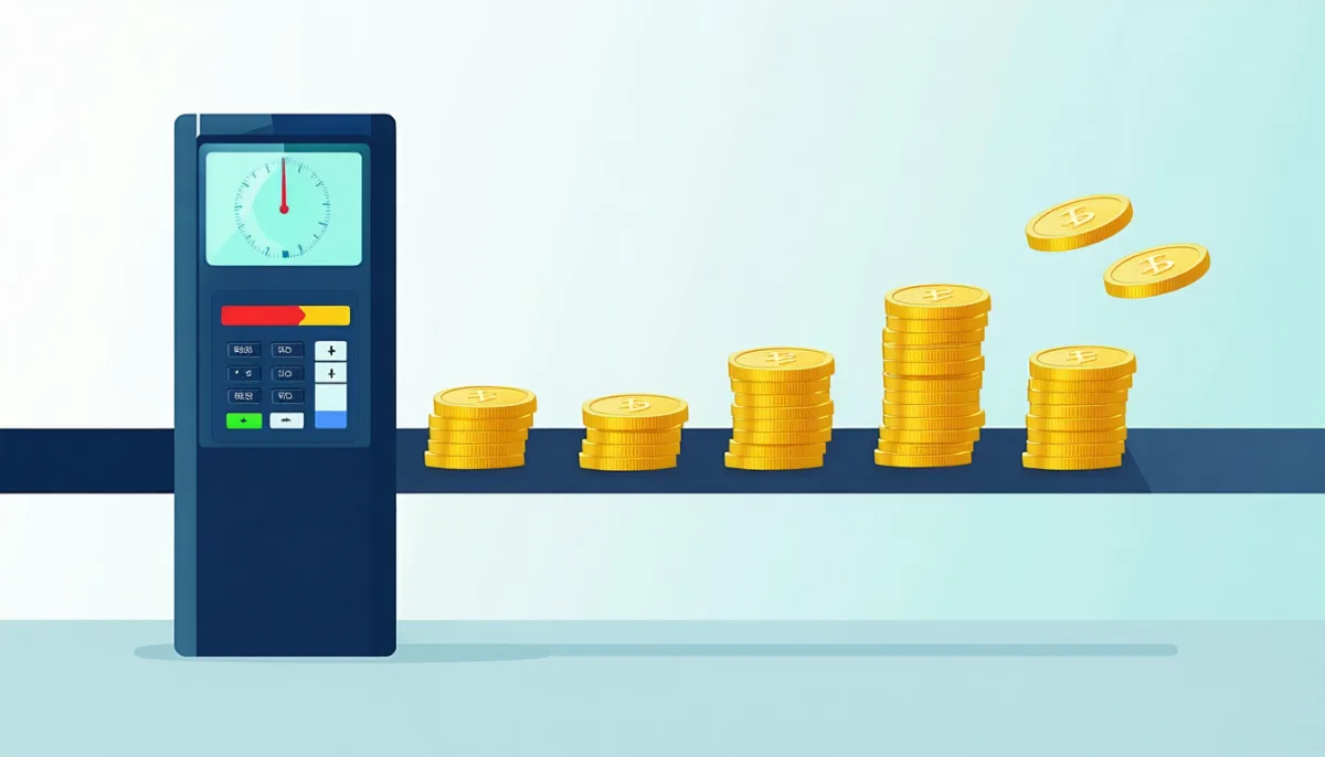 A constant fraction is diverted from every payment