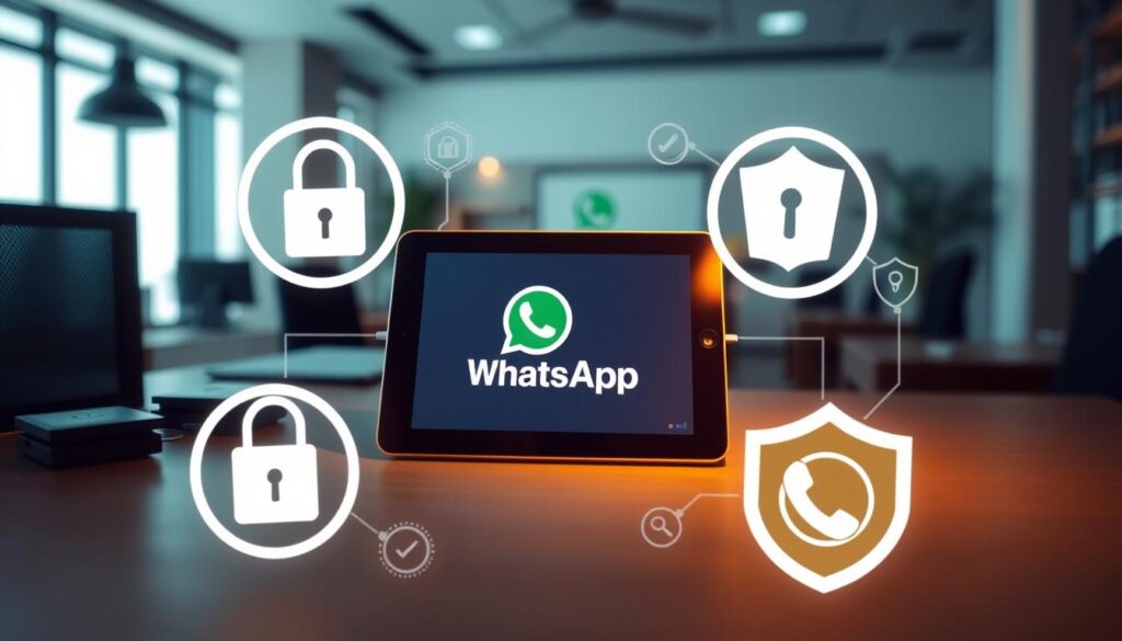 Datensicherheit WhatsApp Tablet