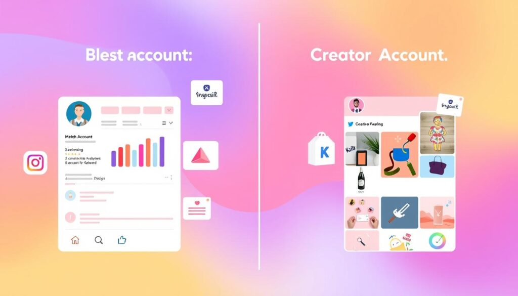 Instagram Business und Creator Account Vergleich