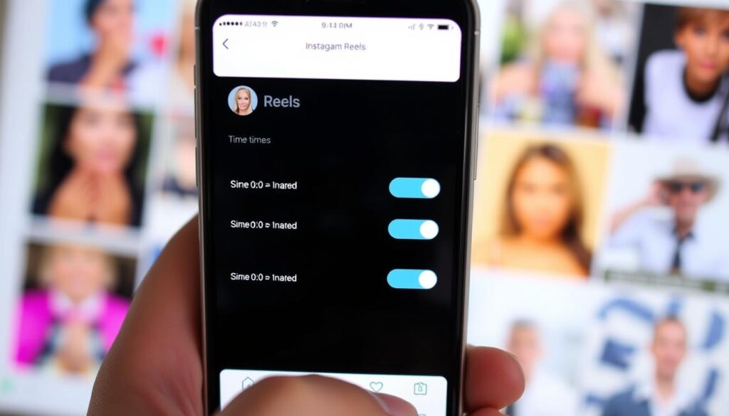 Instagram Reel Timer Einstellungen