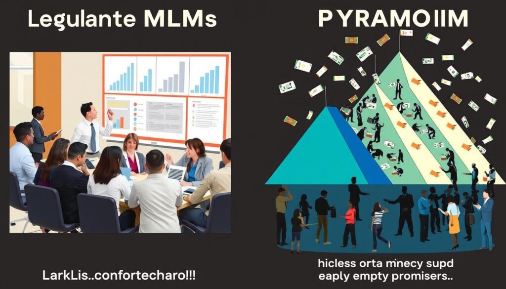 MLM vs Schneeballsystem