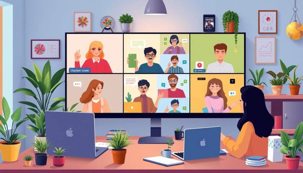 Virtuelle Zusammenarbeit im Remote-Team