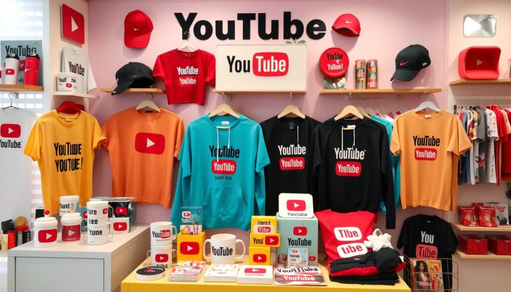 YouTube Merchandise Verkauf